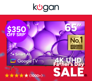 Kogan 65" LED 4K Smart AI Google TV Product Image