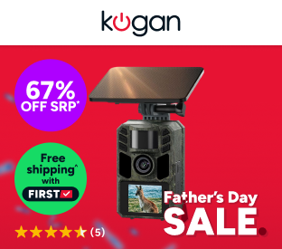 Kogan 4K 48MP Solar Trail Camera and Wildlife Game Camera Product Image