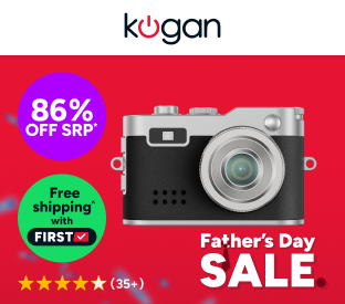 Kogan Mini Keychain Digital Camera (Black) Product Image