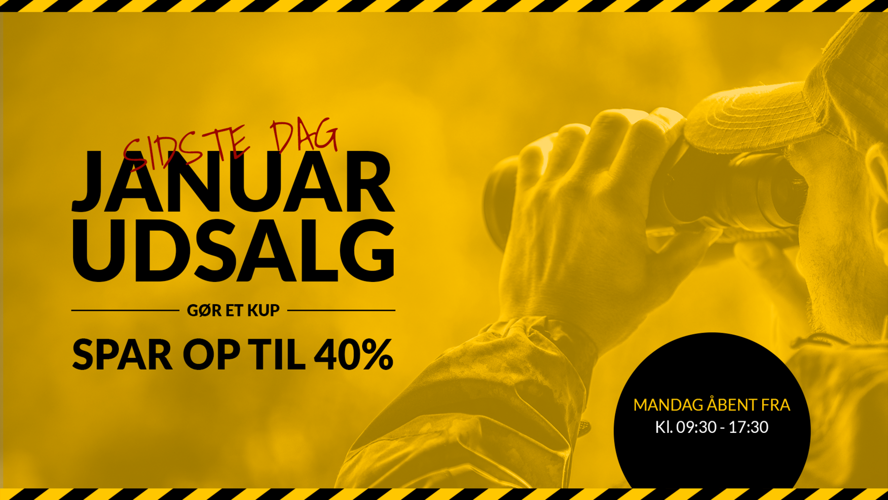 Januarudsalg - Spar op til 40 %