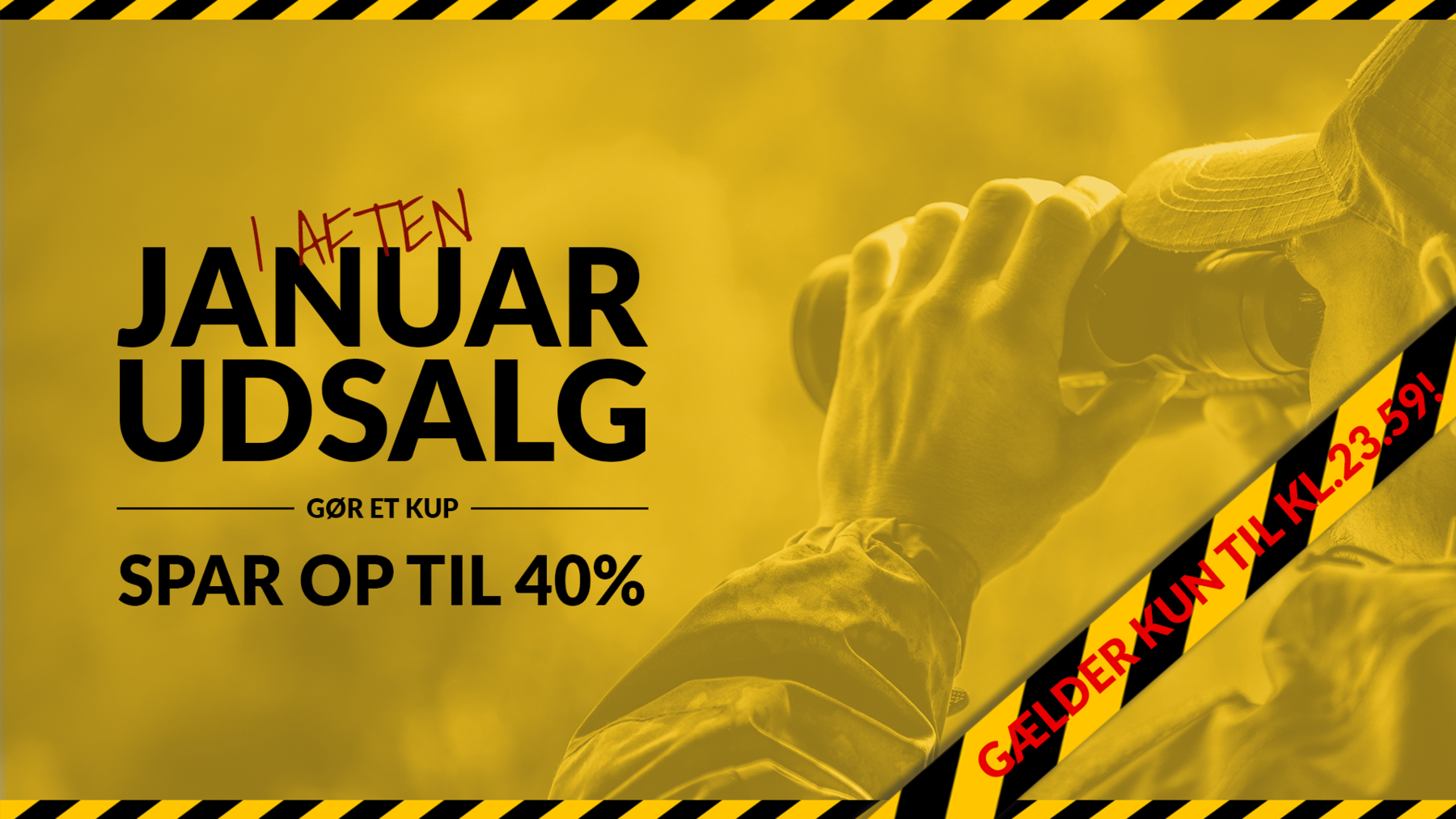 Januarudsalg - Spar op til 40 %