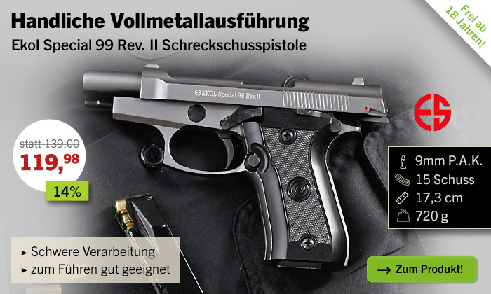 Linkgrafik zu Produkt Ekol Special 99 Rev II 9mm PAK