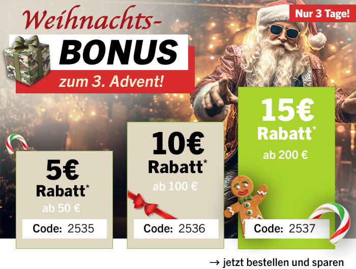 Linkgrafik zu Weihnachtsbonus Rabatte