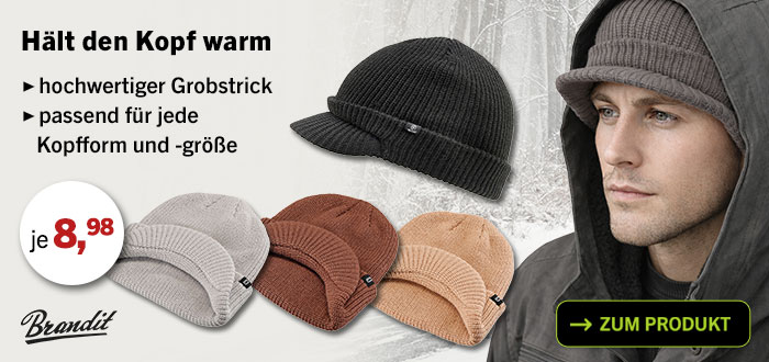 Linkgrafik zur Brandit Schildmütze