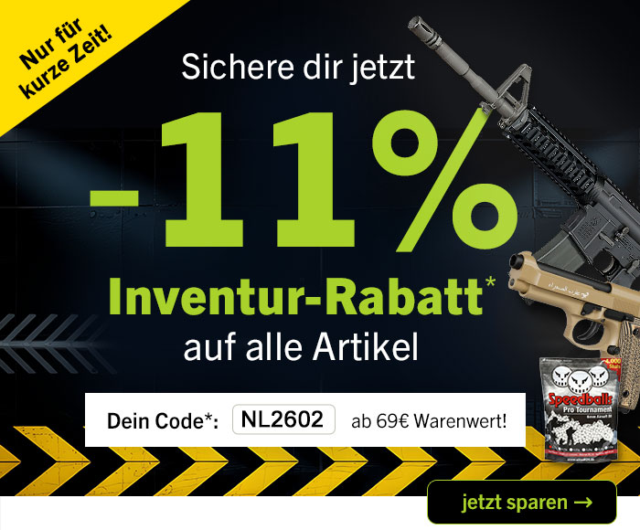 Linkgrafik zur Aktion 11 Prozent Inventur Rabatt