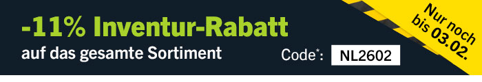 Linkgrafik zur Aktion 11 Prozent Inventur Rabatt
