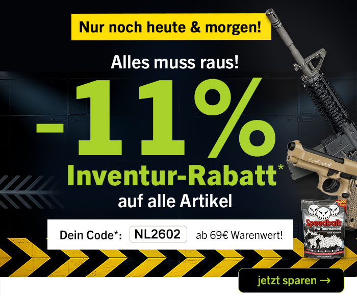 Linkgrafik zur Aktion 11 Prozent Inventur Rabatt