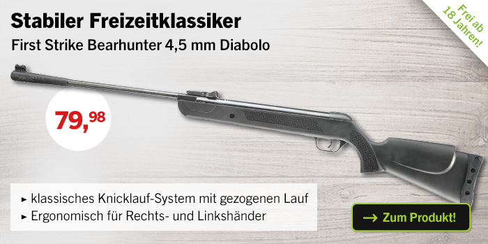 Linkgrafik zu Produkt First Strike Bearhunter 4,5mm Diabolo