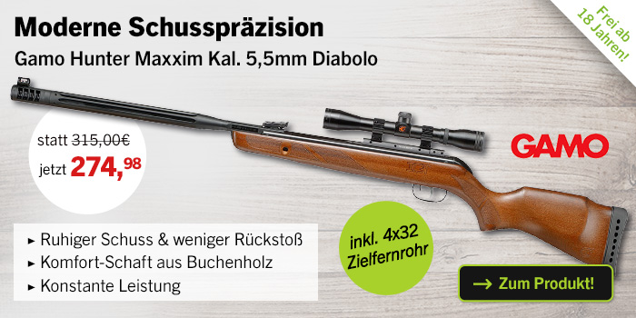 Linkgrafik zu Produkt Gamo Hunter Maxxim 5,5mm Diabolo