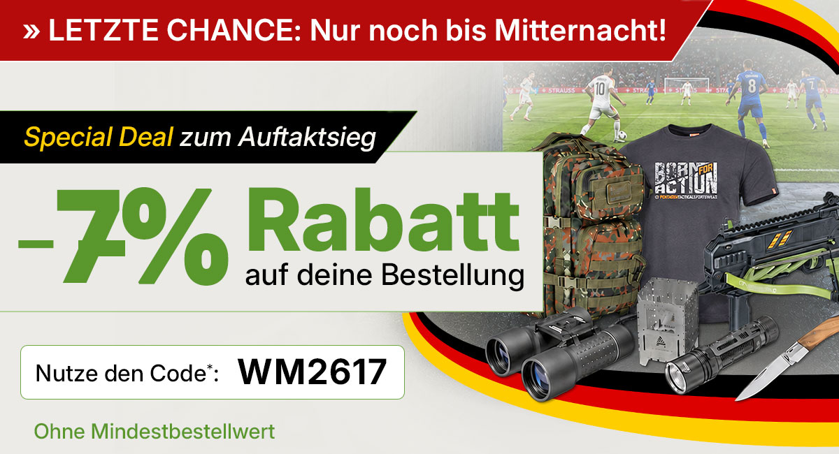 WM-Aktion auf alles im Shop – Aktionscode WM2617