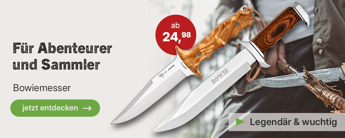 Bowiemesser für Abenteurer und Sammler