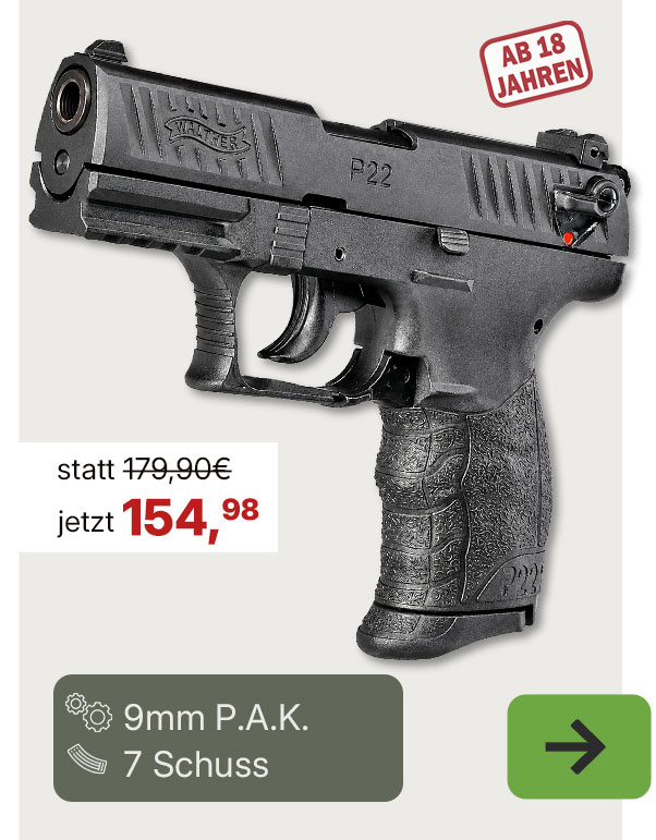 Walther P22Q Schreckschuss 9mm PAK