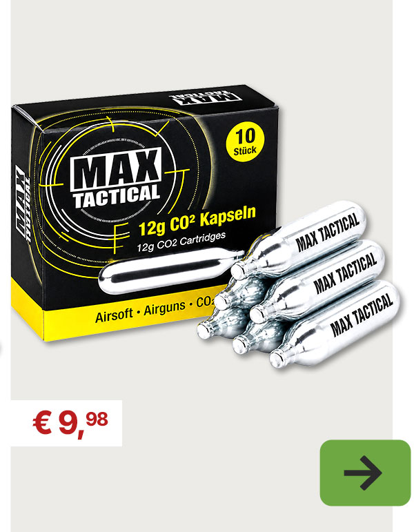 Max Tactical CO2-Kapseln 10 Stück