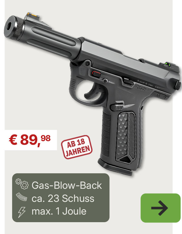 Action Army AAP-01 Assassin Pistol Polymer GBB 6mm BB