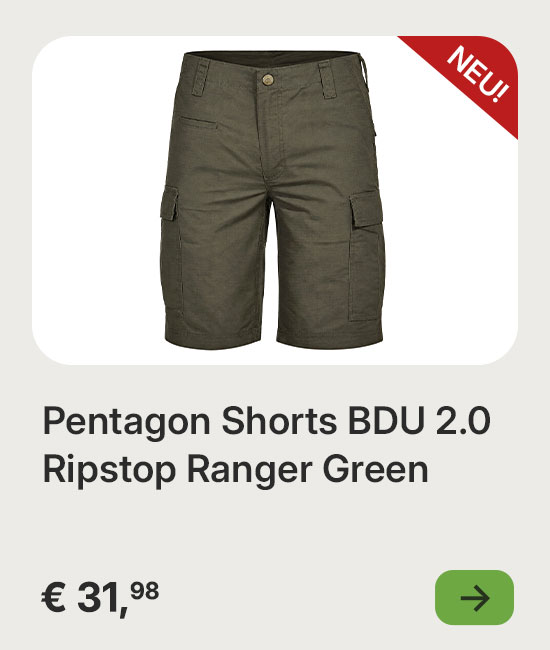 Pentagon Shorts BDU 2.0 Ripstop Ranger Green