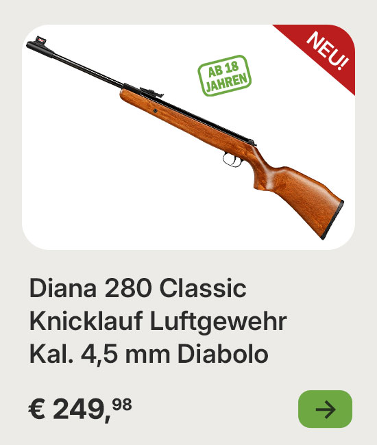 Diana 280 Classic Knicklauf 4,5 mm Diabolo