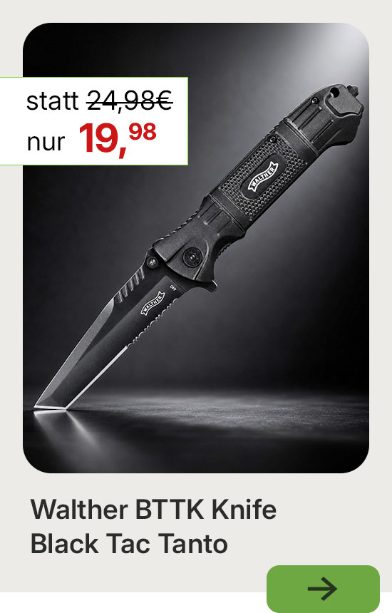 BTTK Black Tac Tanto mit Gürtelclip