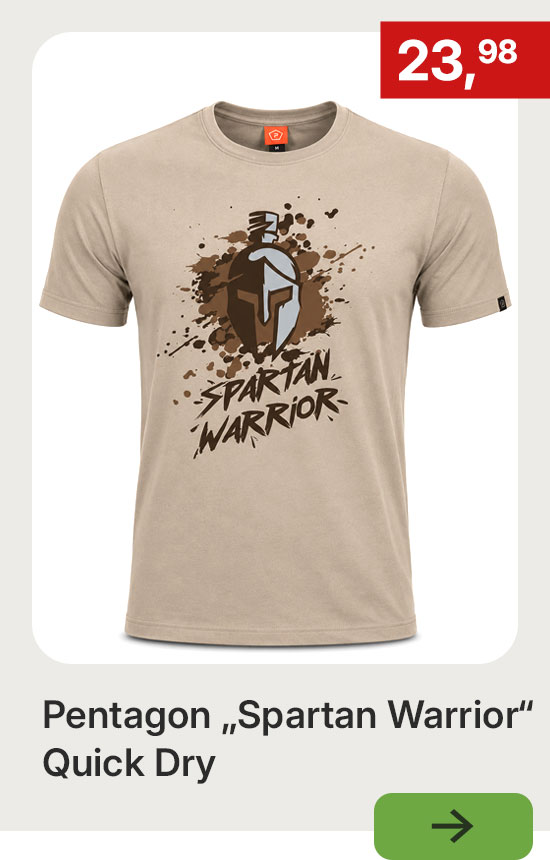 Pentagon T-Shirt Spartan Warrior Quick Dry in Sand