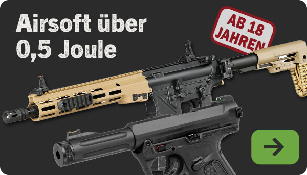 Airsoft ab 0,5 Joule