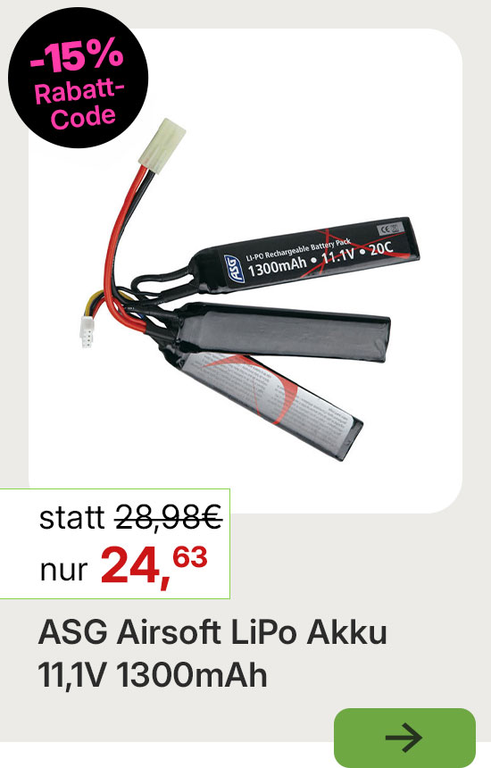 ASG LiPo Akku 11.1V 1300mAh