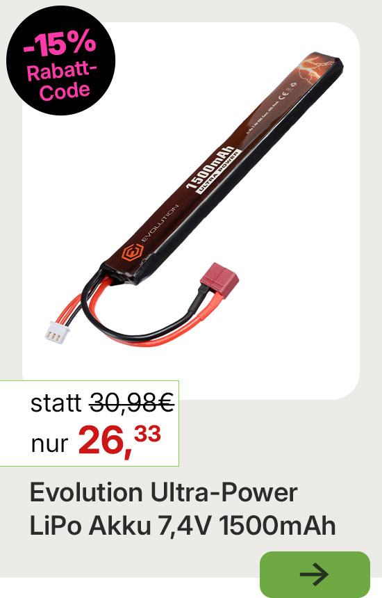 Evolution LiPo Akku 7.4V 1500mAh