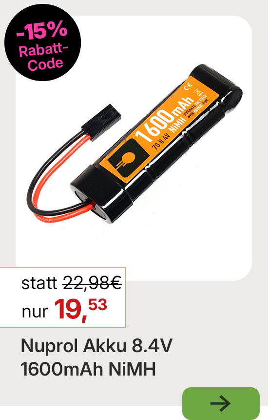 Nuprol NiMH Akku 8.4V 1600mAh