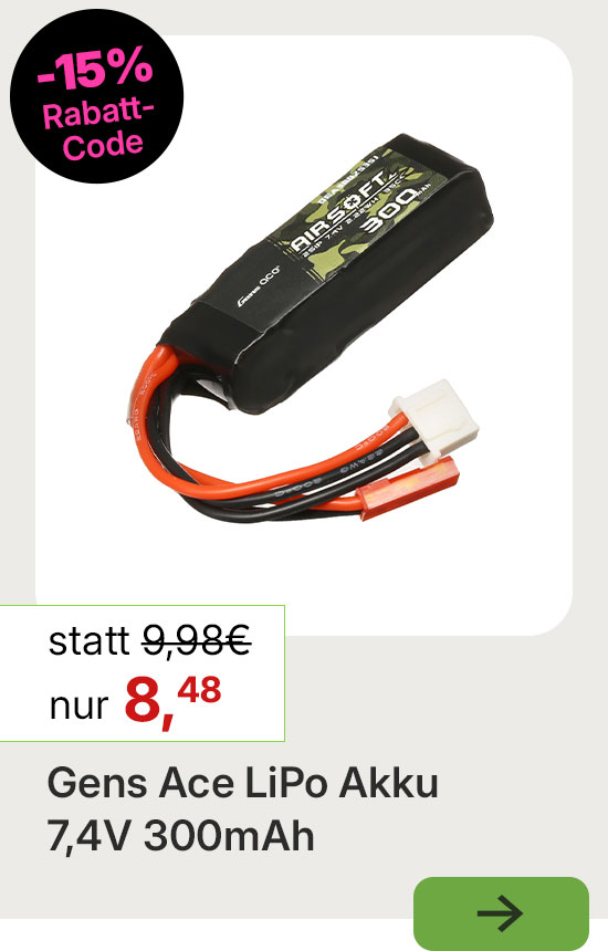 Gens Ace LiPo Akku 7.4V 300mAh