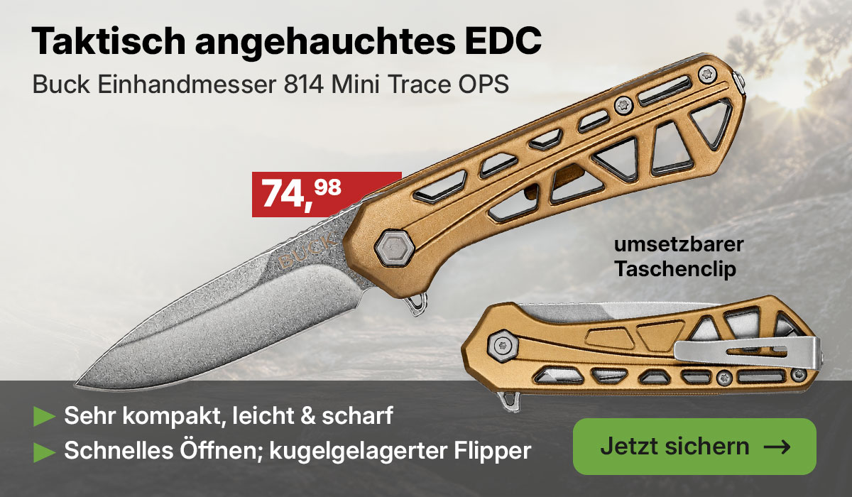 Buck 814 Mini Trace OPs für den täglichen Gebrauch