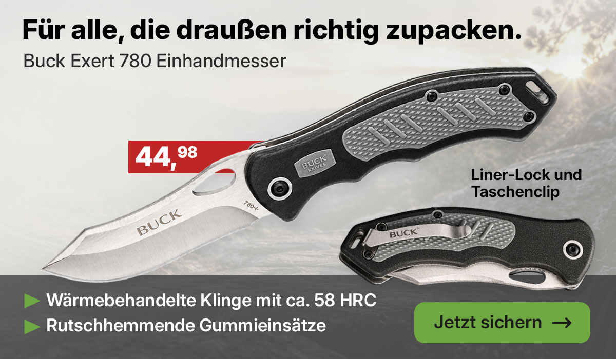 Buck Exert 780 mit Taschenclip