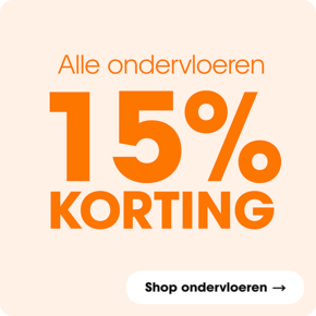 Alle ondervloeren 15% korting