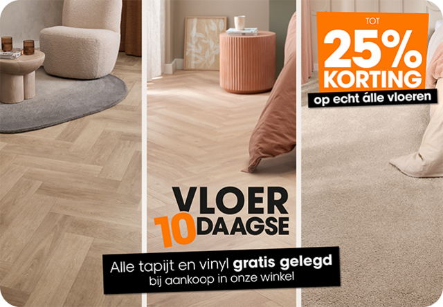 Tot 25% korting op alle vloeren - Vloer10Daagse