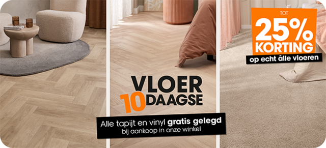 Tot 25% korting op alle vloeren - Vloer10Daagse