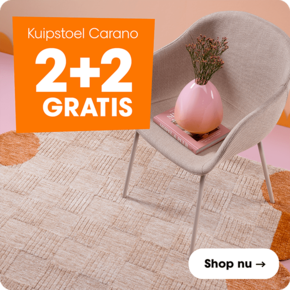 Kuipstoel Carano 2+2 gratis