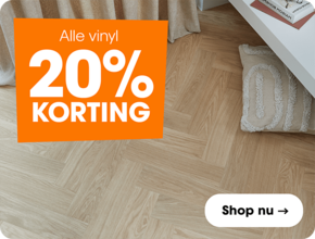 Alle vinyl 20% korting