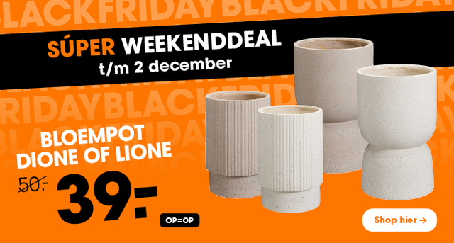 Bloempot Lione van € 50,- voor € 39,-