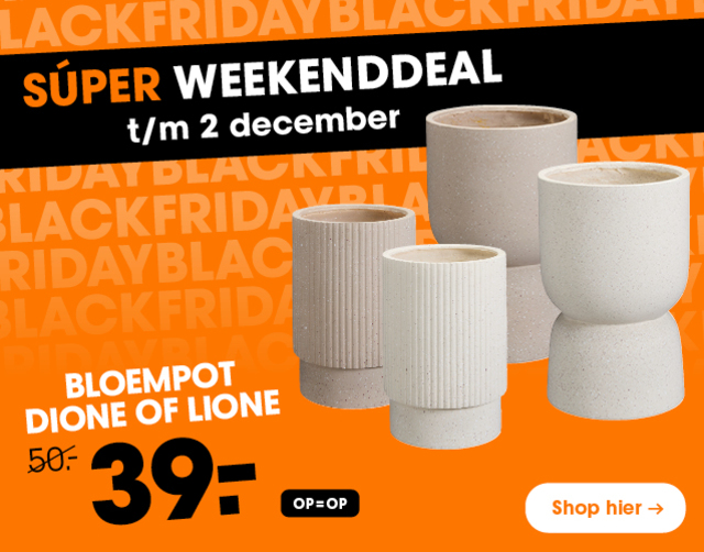 Bloempot Lione van € 50,- voor € 39,-