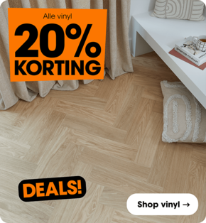 Alle vinyl 20% korting