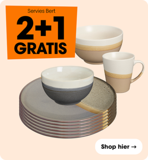 Servies Bert 2+1 gratis