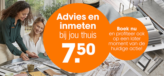 Advies aan huis € 7,50