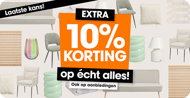 Ontvang 10% korting op ALLES!