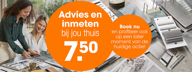 Advies aan huis € 7,50