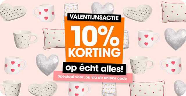 10% extra korting op alles 