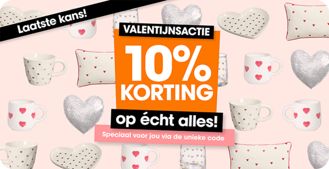 Ontvang 10% korting op ALLES!