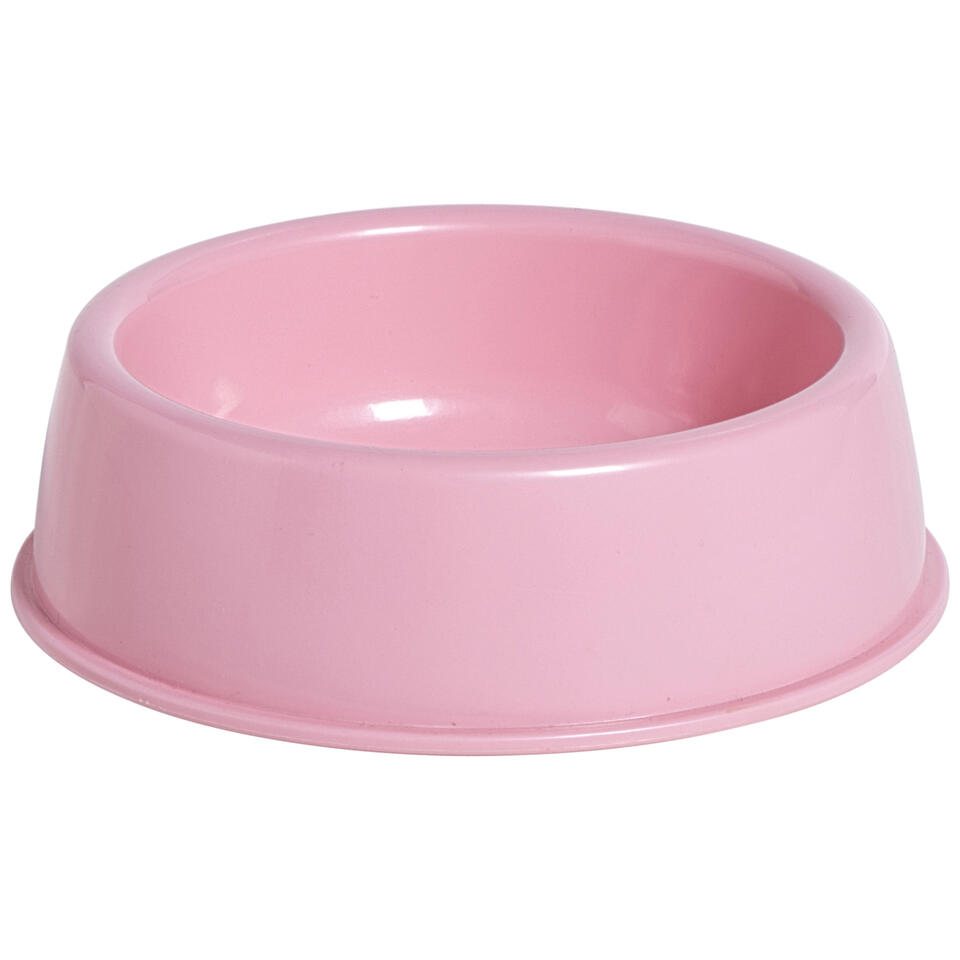 Voerbak Hond/Kat Roze - Maat s
