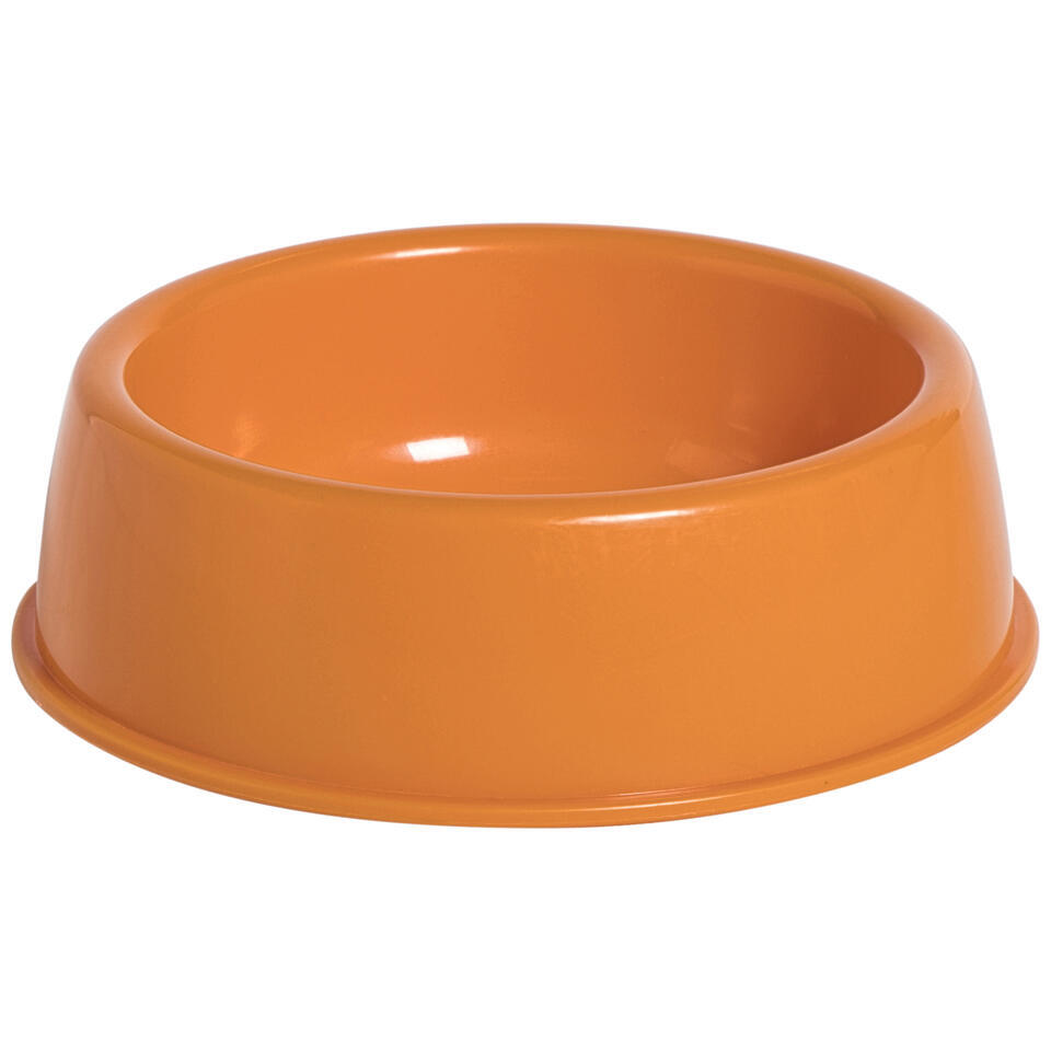 Voerbak Hond/Kat Oranje - Maat l