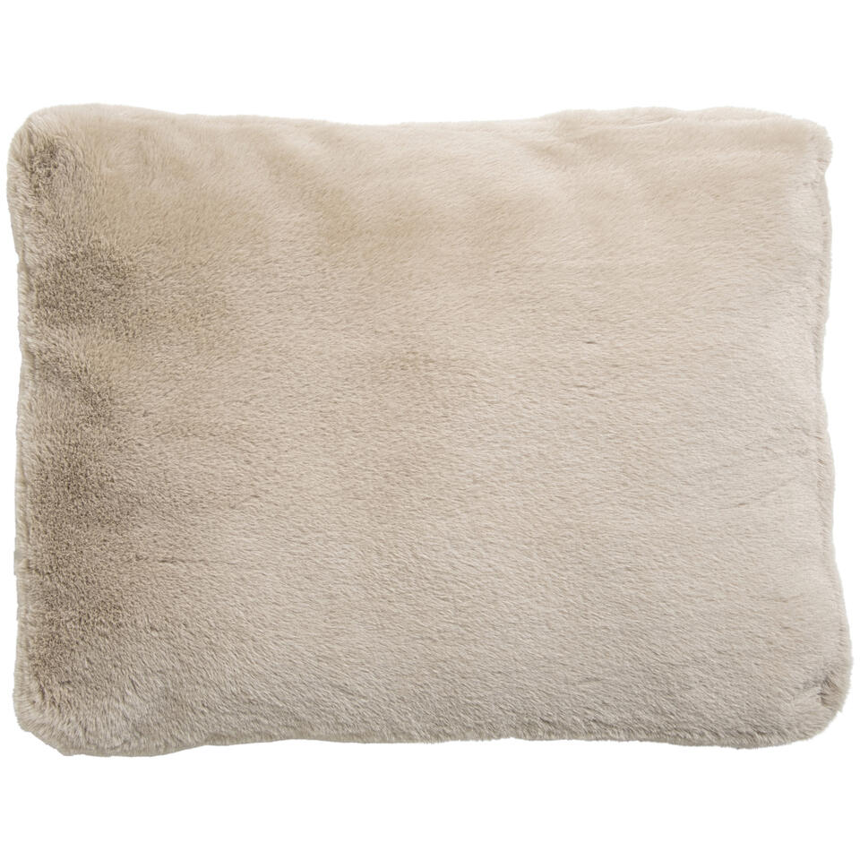 Dierenkussen Fur Taupe