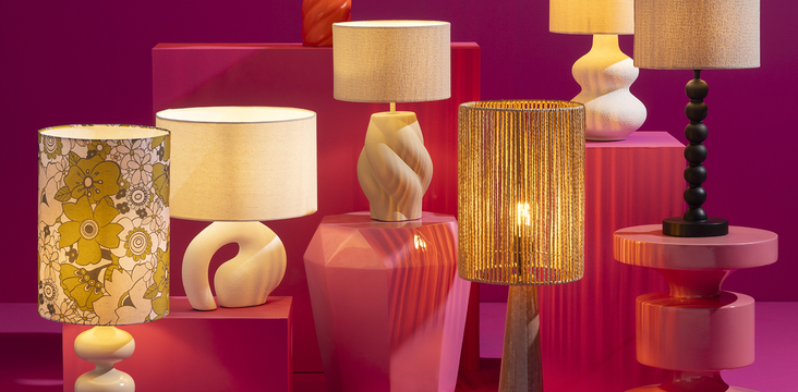 15% korting op alle lampen kappen en -voeten