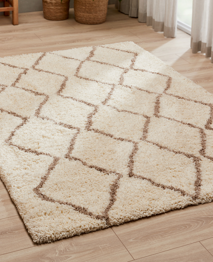 15% korting Hoogpolige vloerkleden