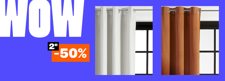 Kant-en-klaar gordijnen Victoria en Frank 2e 50% korting