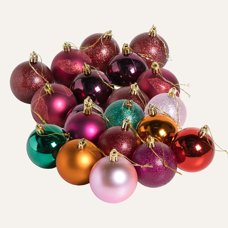 Alle kerstballensets 10 stuks 1+1 gratis